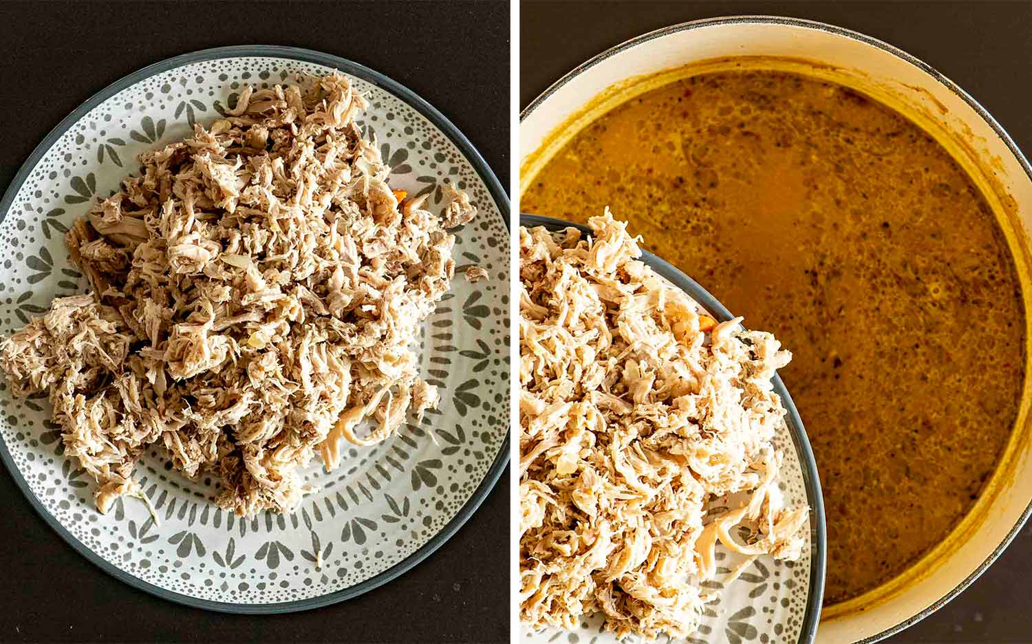 process shots showing how to make penicillin soup.