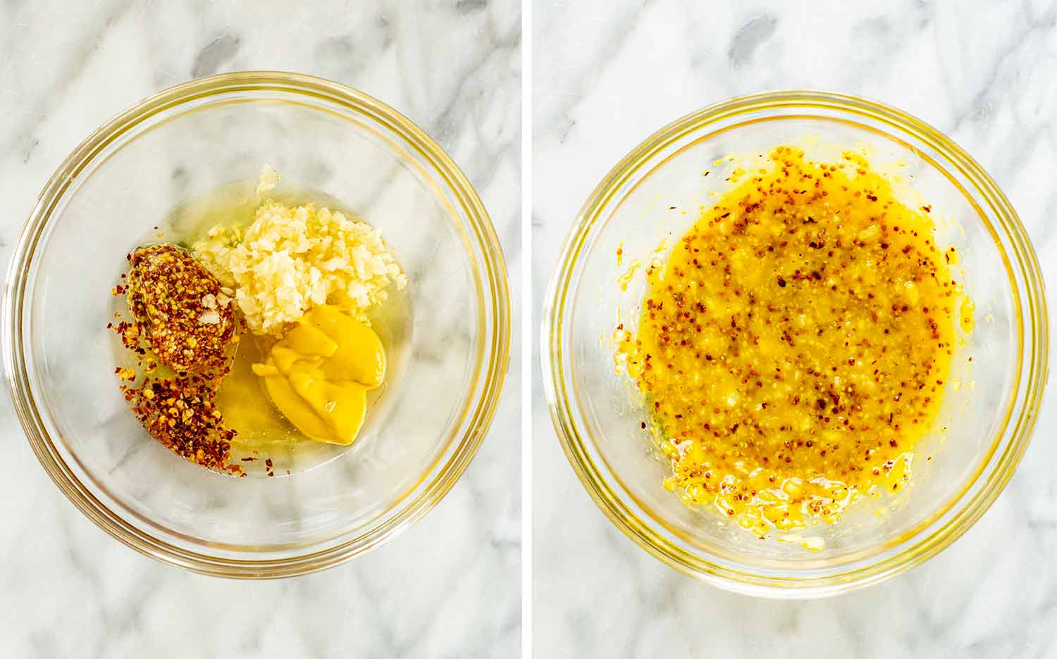 process shots showing how to make oven baked chicken thighs.