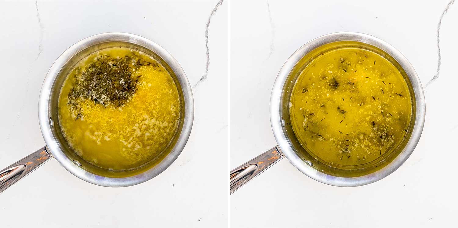 process shots showing how to roast a turkey.